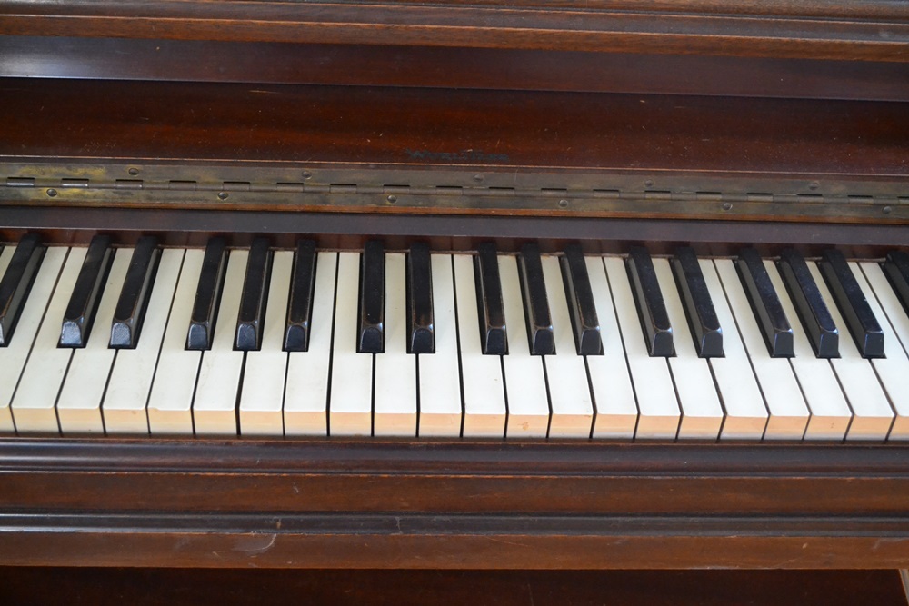 Vintage Wurlitzer Spinet Piano And Bench