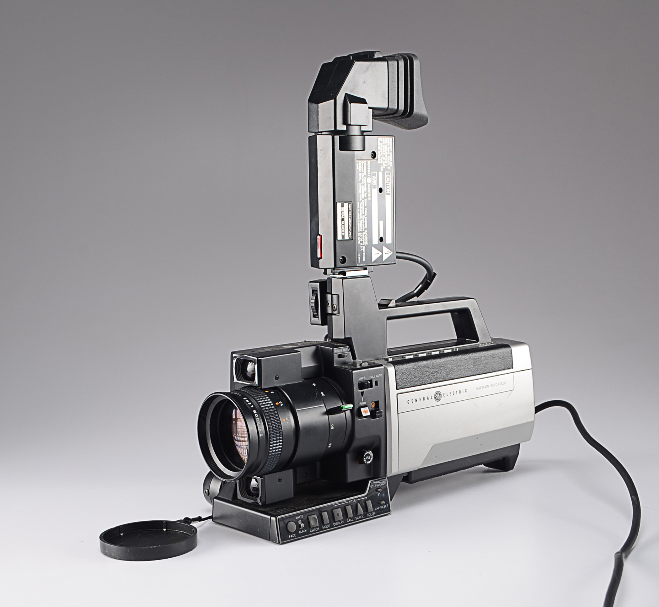 GE Newvicon and LXI Series VHS Video Cameras