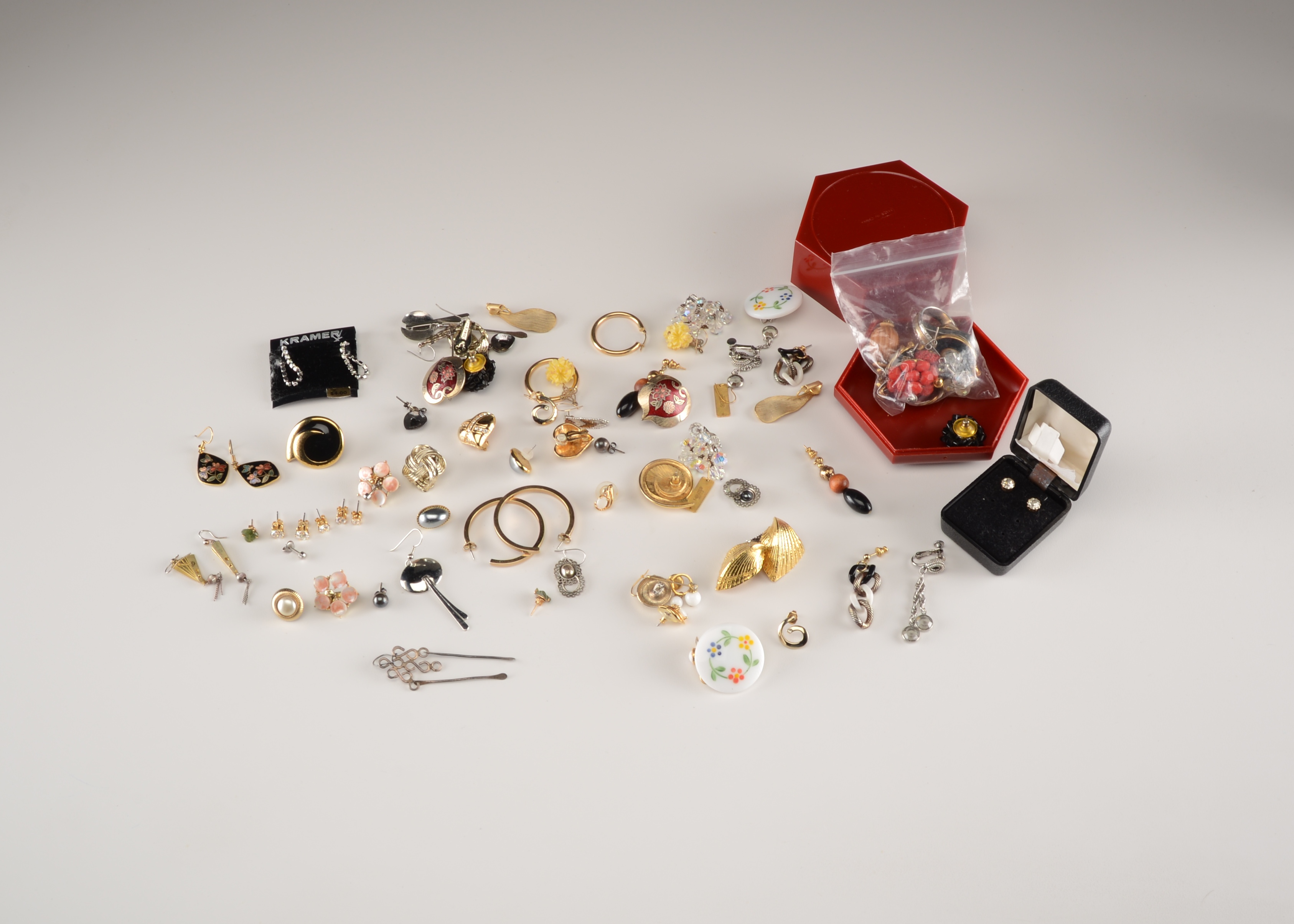 Assorted Costume Jewelry Earrings