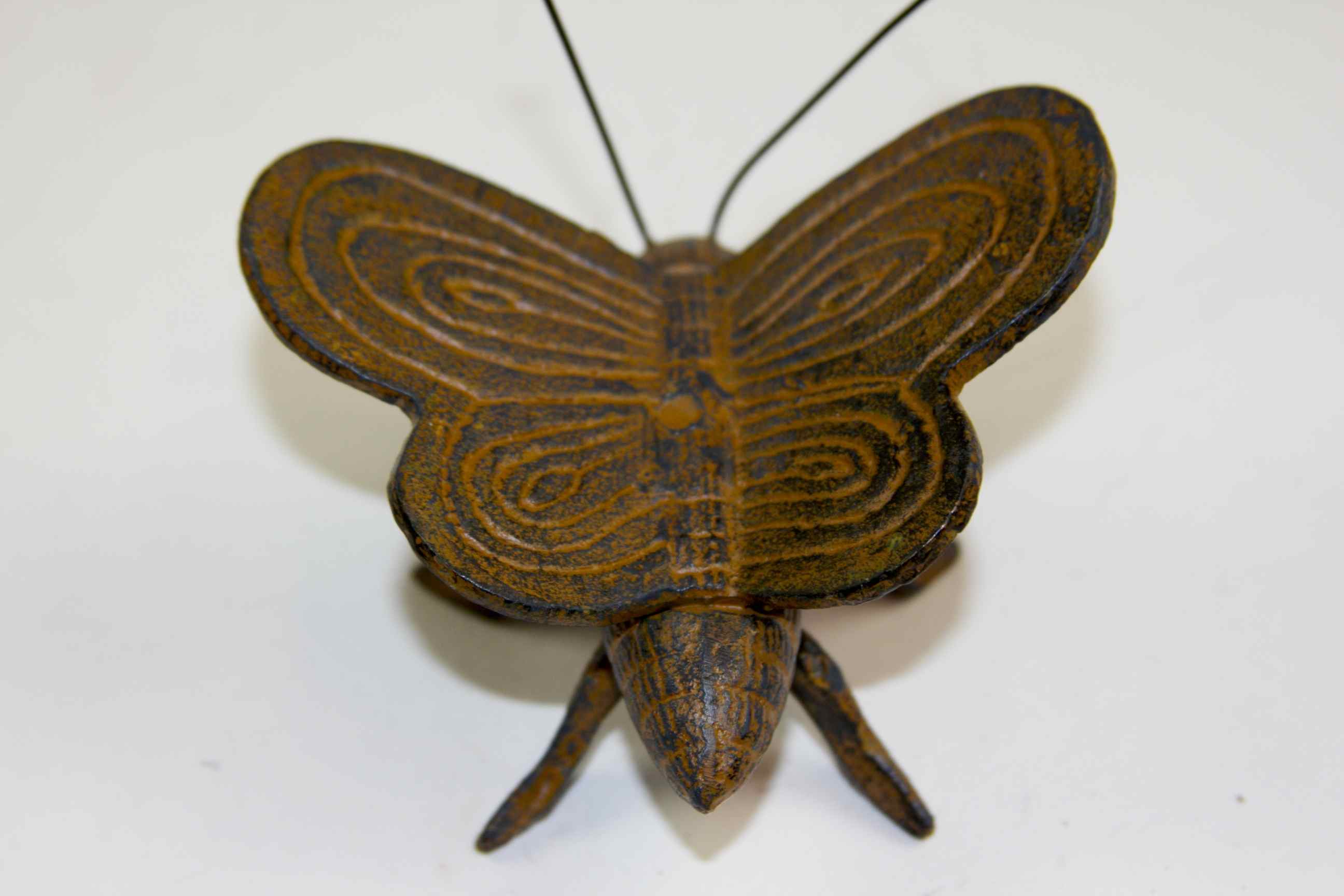 Collection of Six Cast Iron Insects