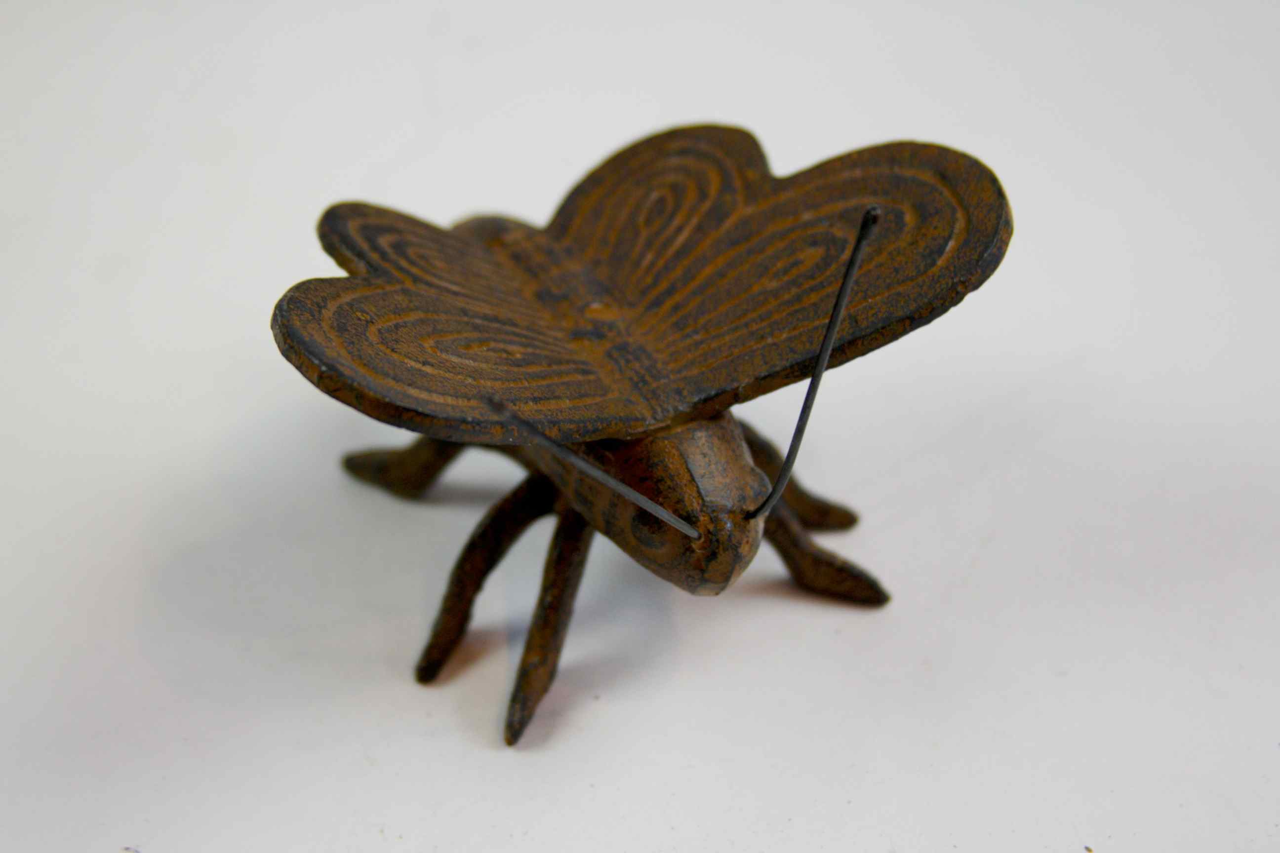Collection of Six Cast Iron Insects