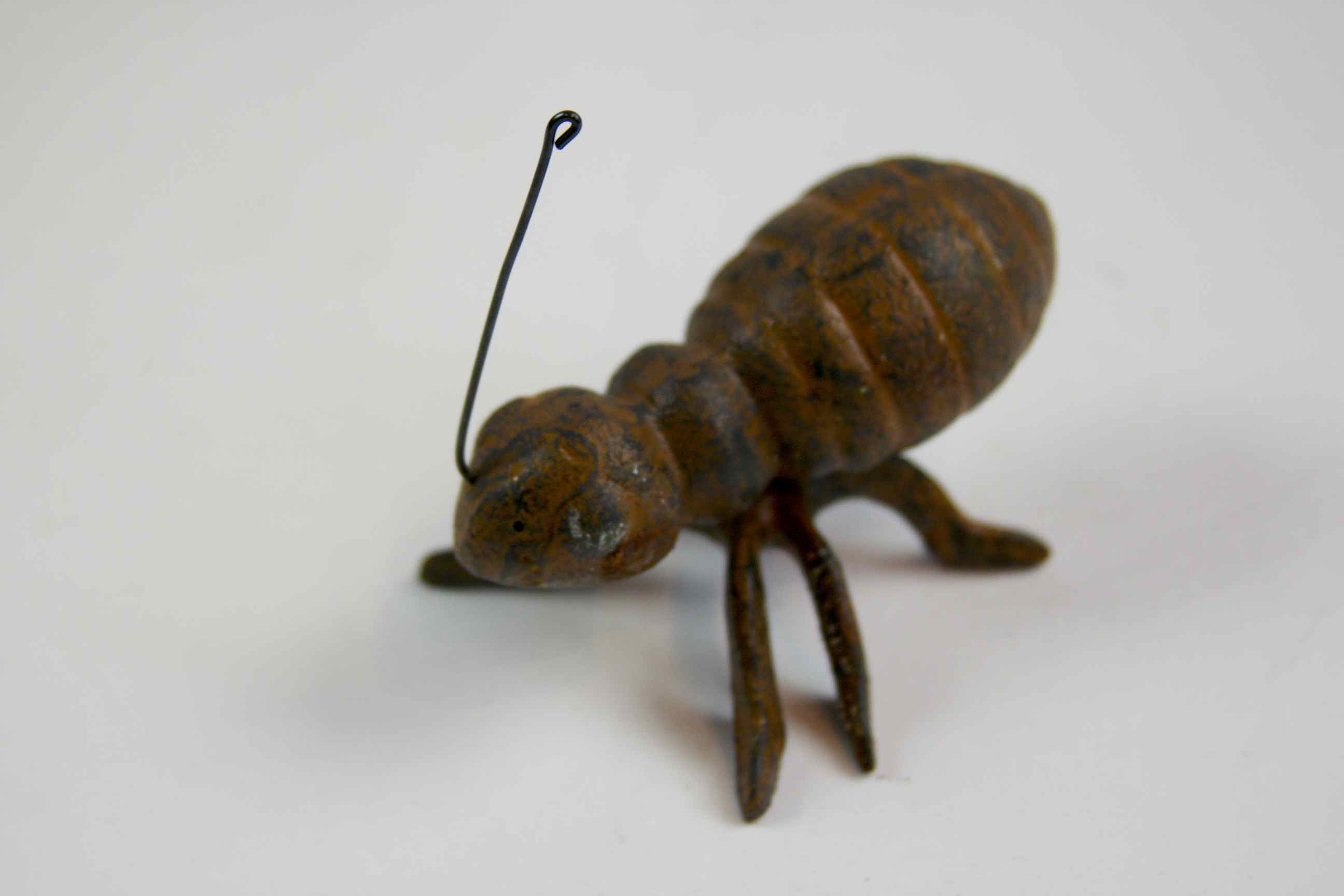 Collection of Six Cast Iron Insects