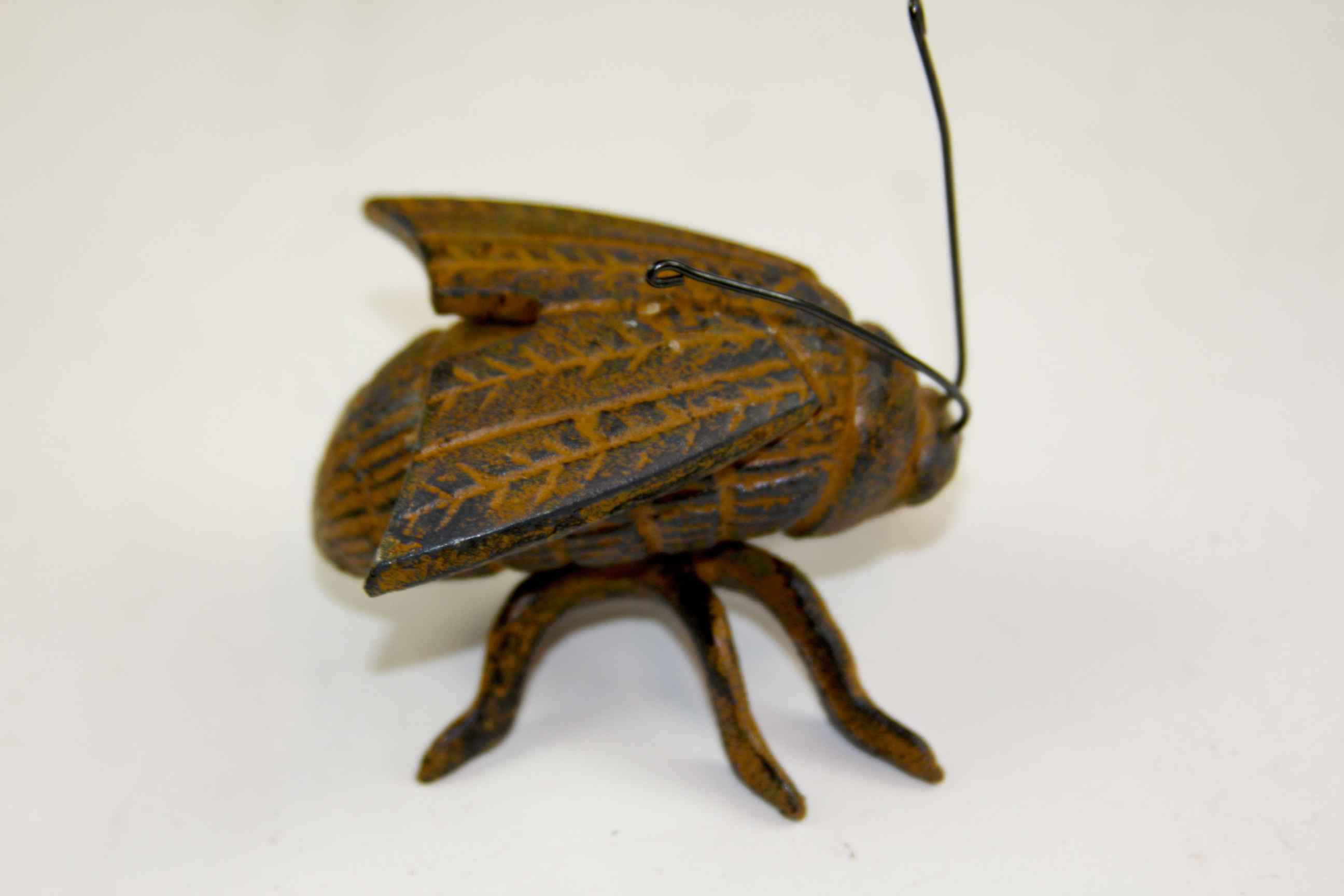 Collection of Six Cast Iron Insects
