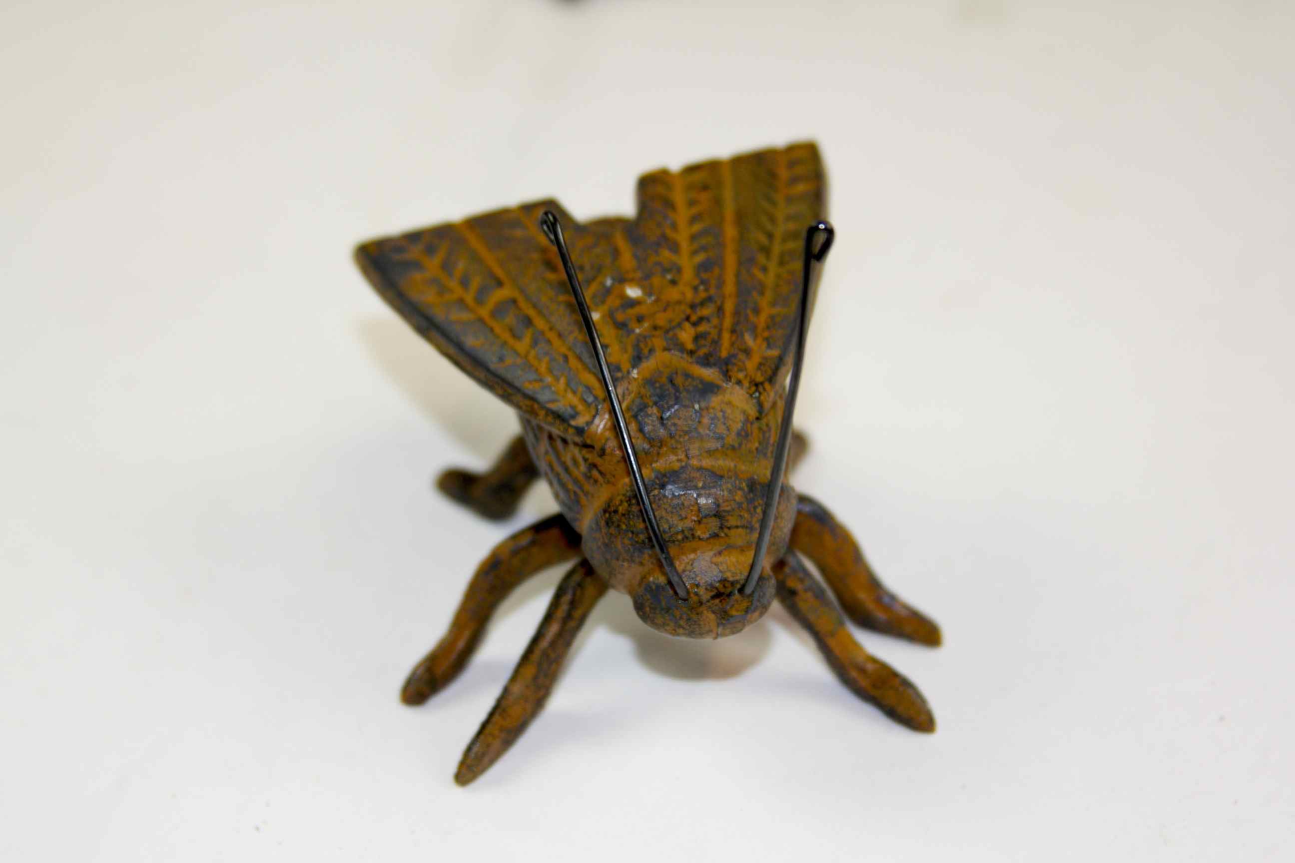 Collection of Six Cast Iron Insects