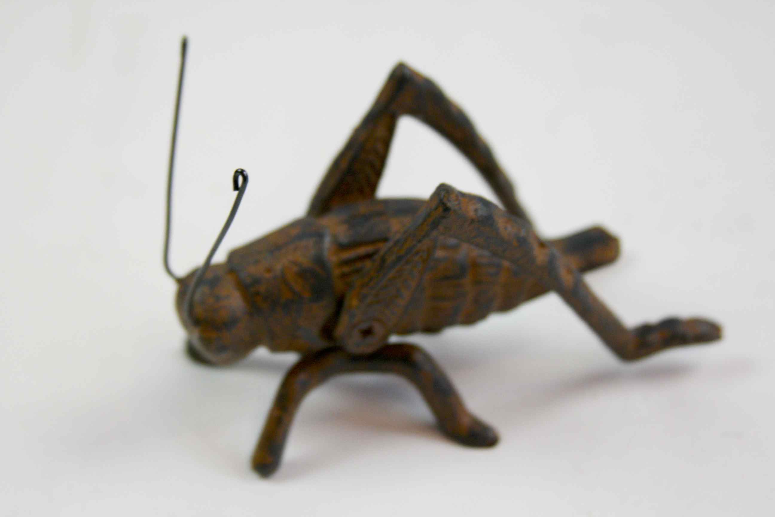 Collection of Six Cast Iron Insects