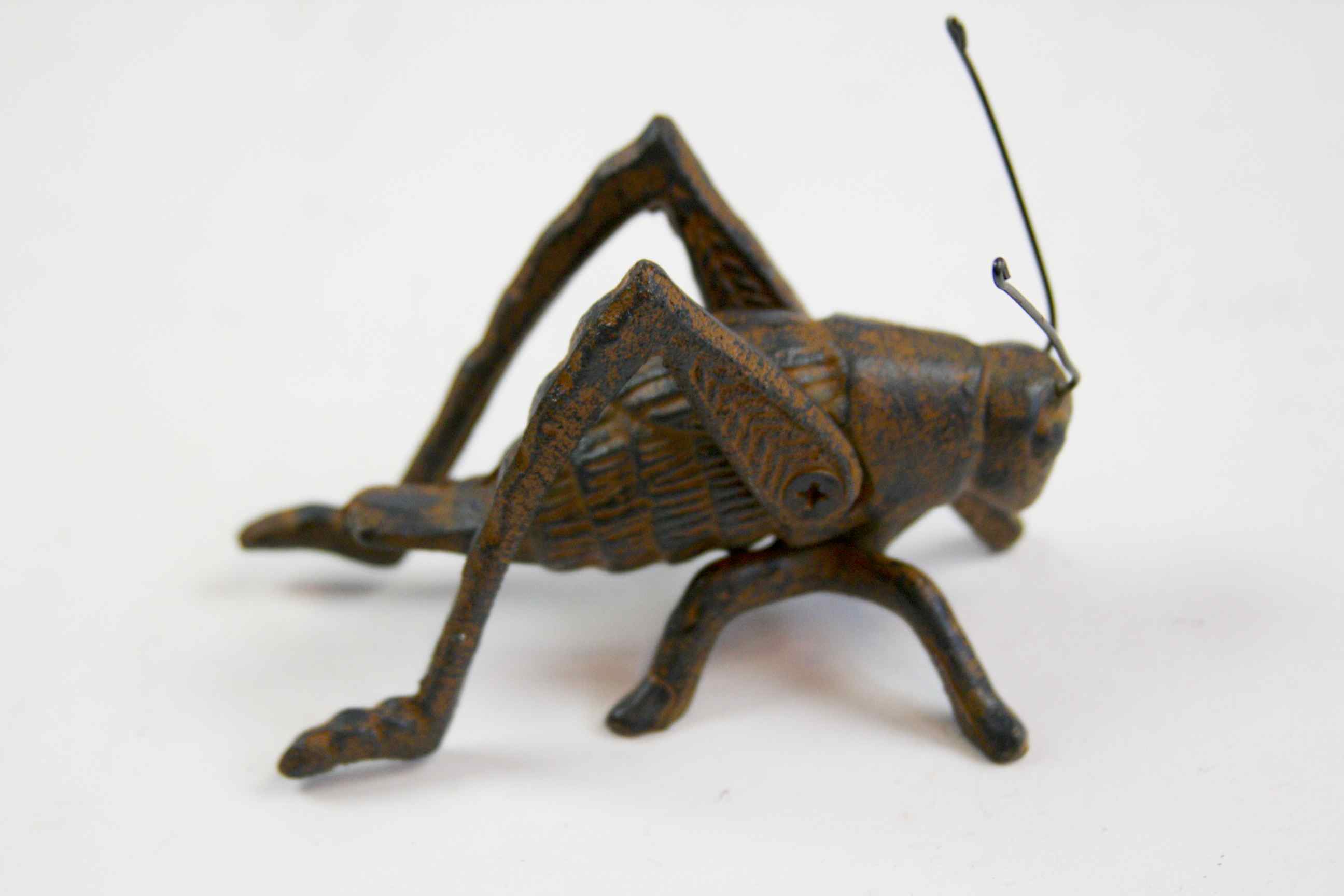 Collection of Six Cast Iron Insects