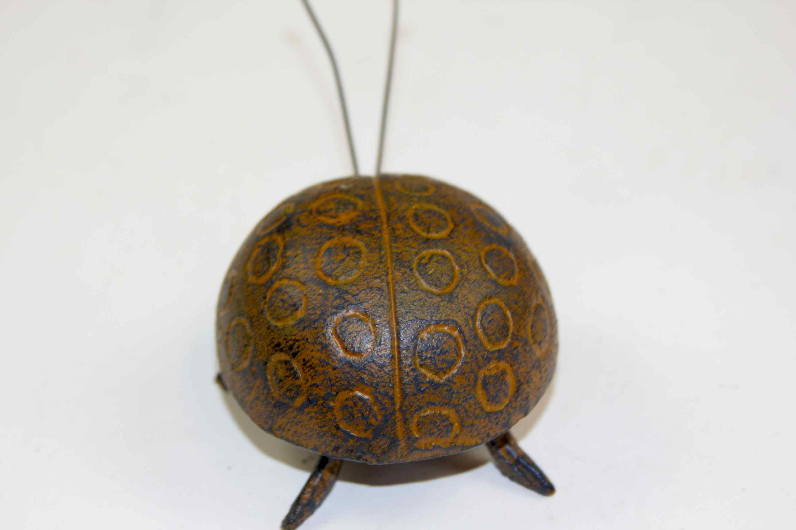 Collection of Six Cast Iron Insects