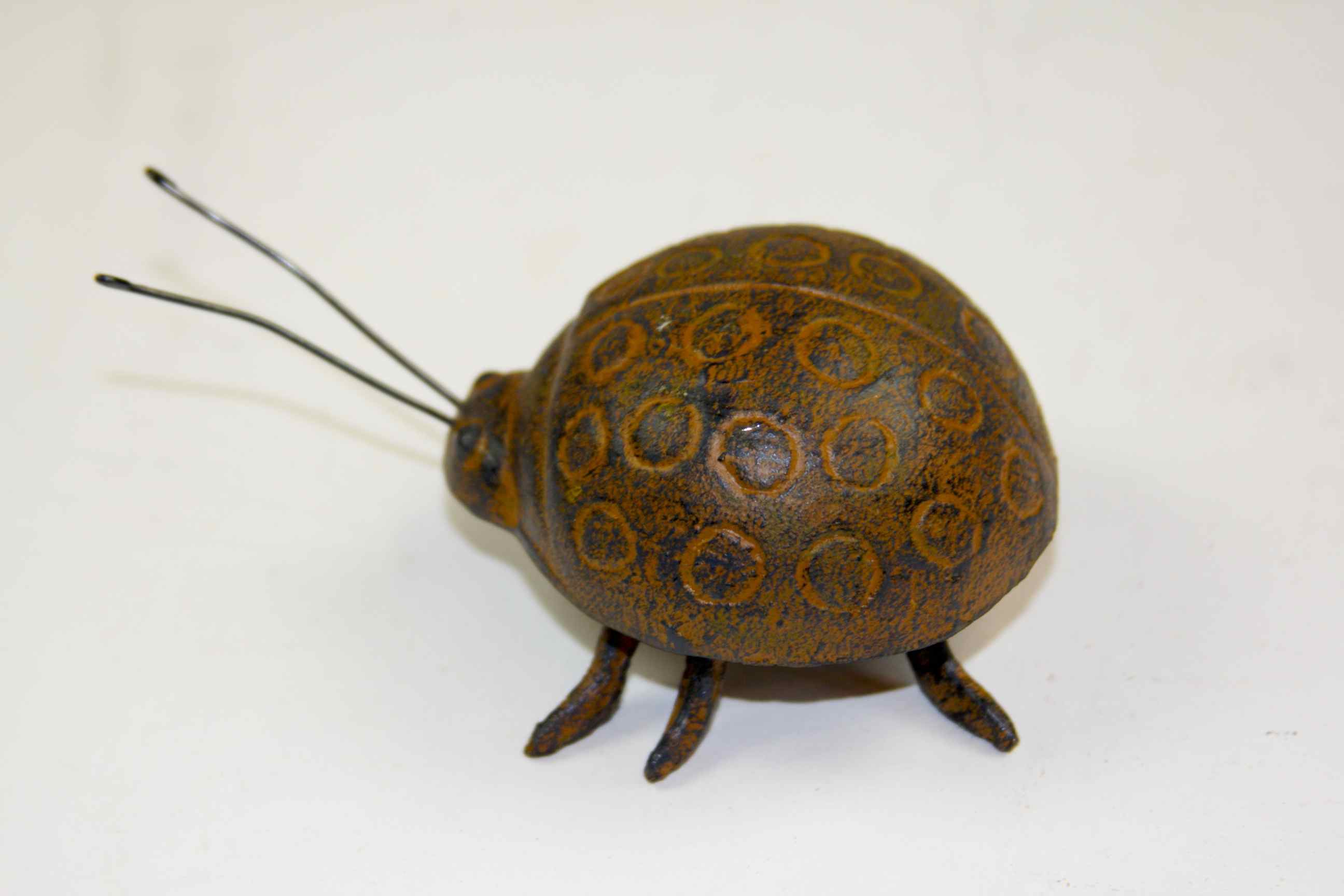 Collection of Six Cast Iron Insects