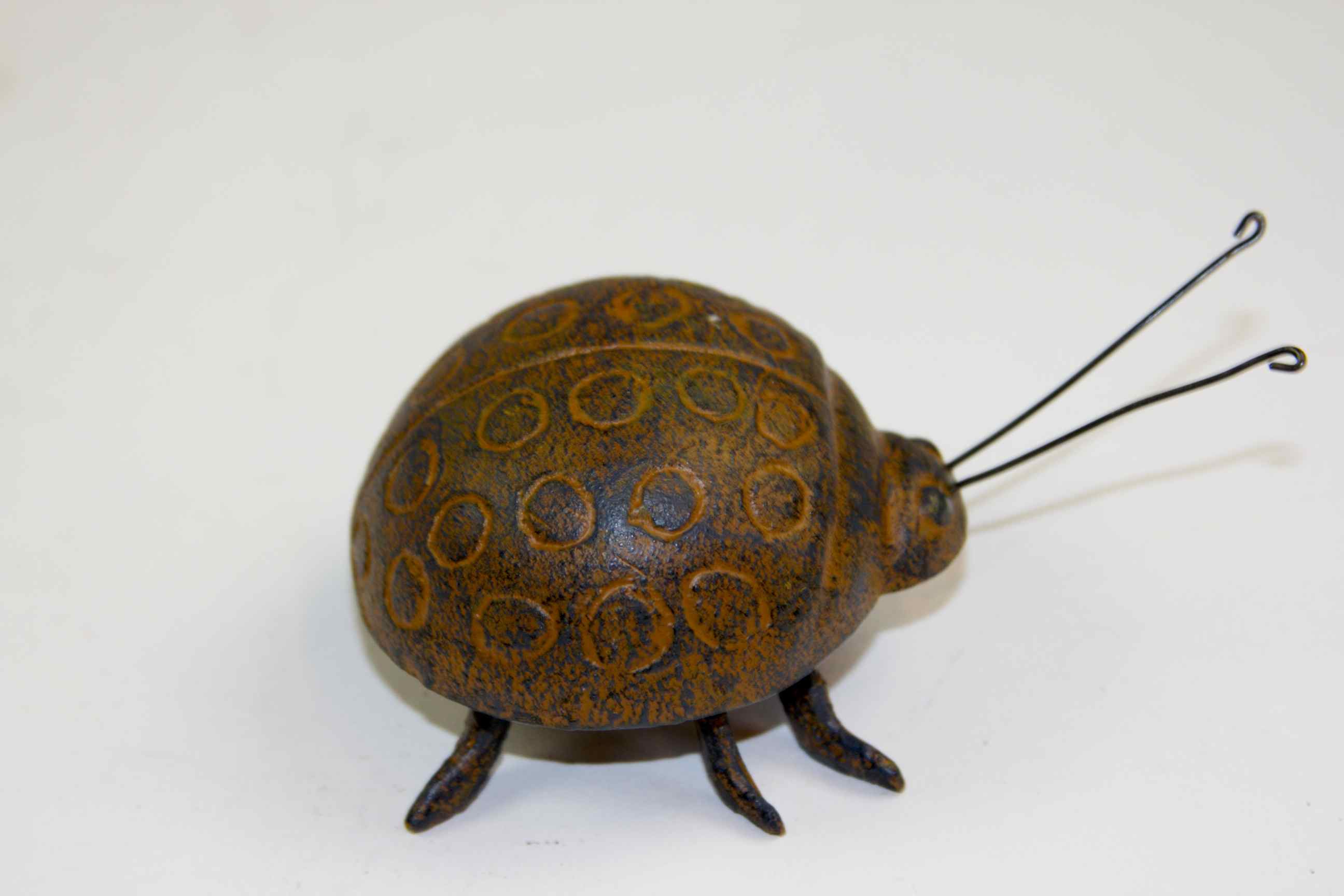 Collection of Six Cast Iron Insects