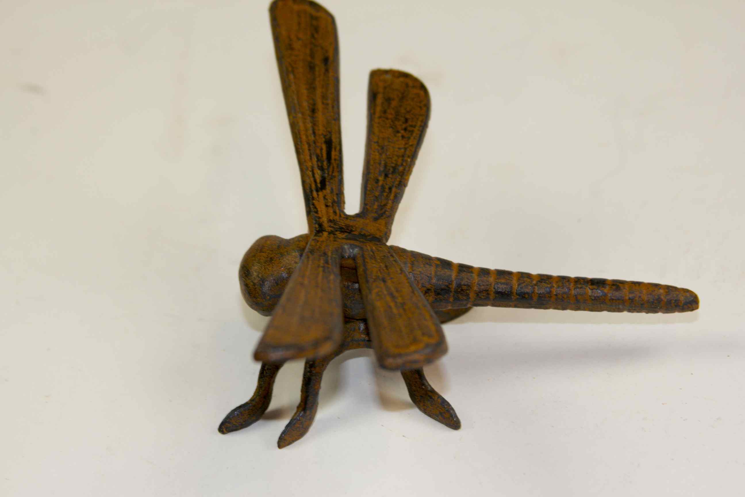 Collection of Six Cast Iron Insects