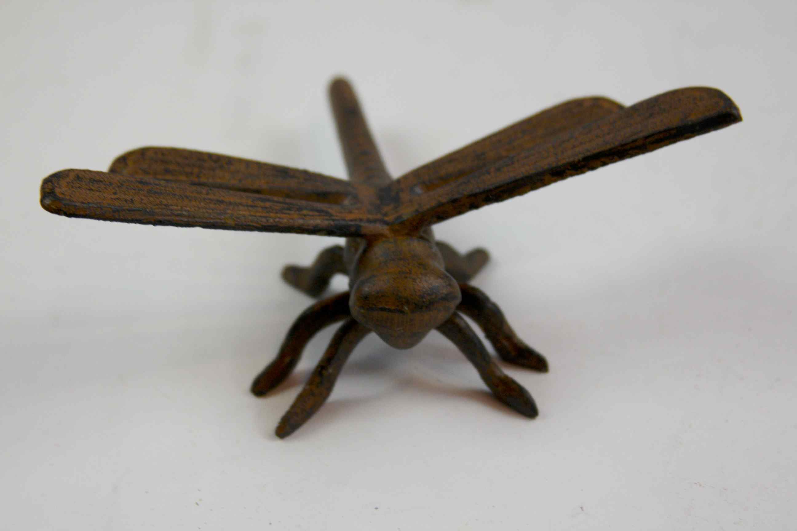 Collection of Six Cast Iron Insects