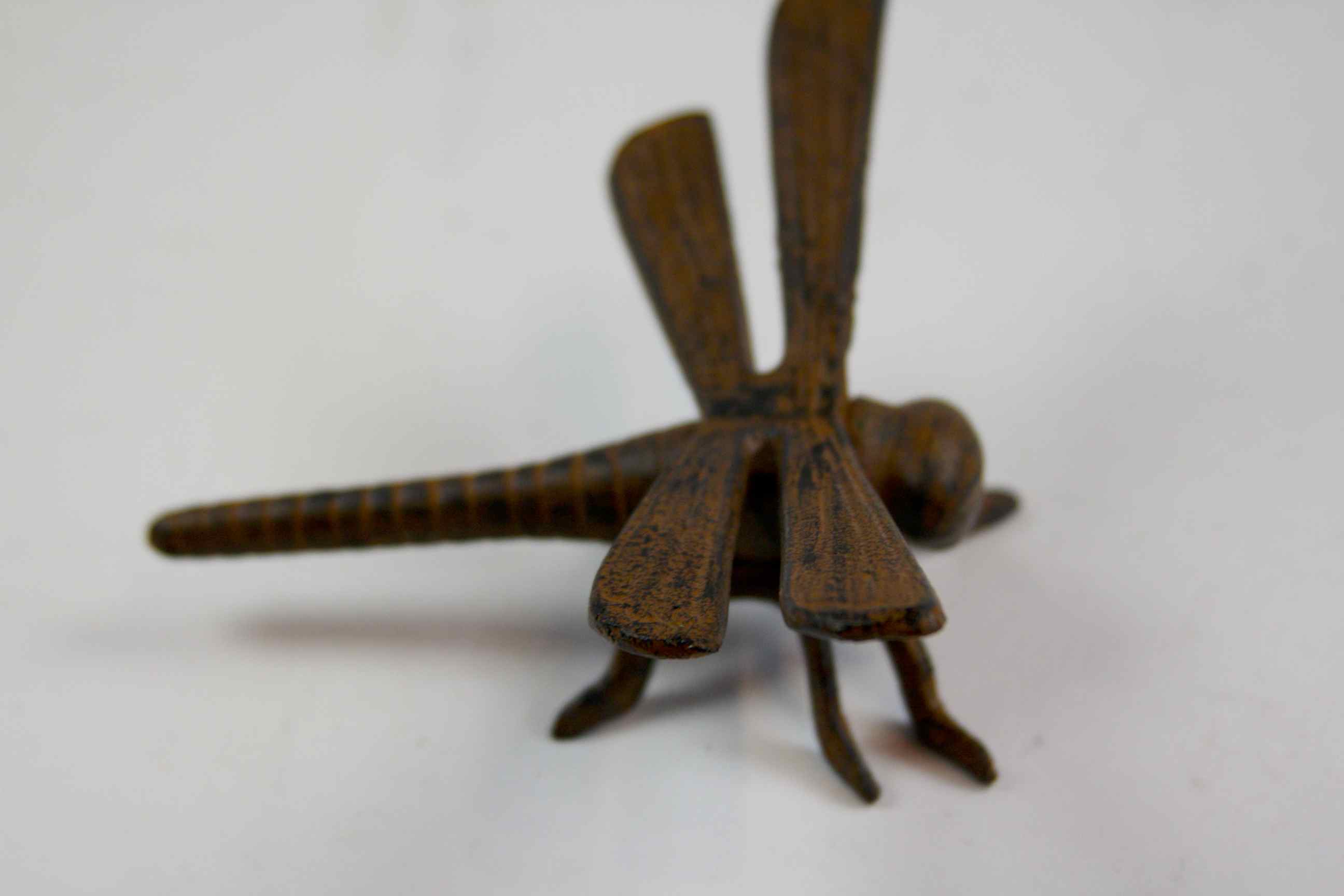 Collection of Six Cast Iron Insects