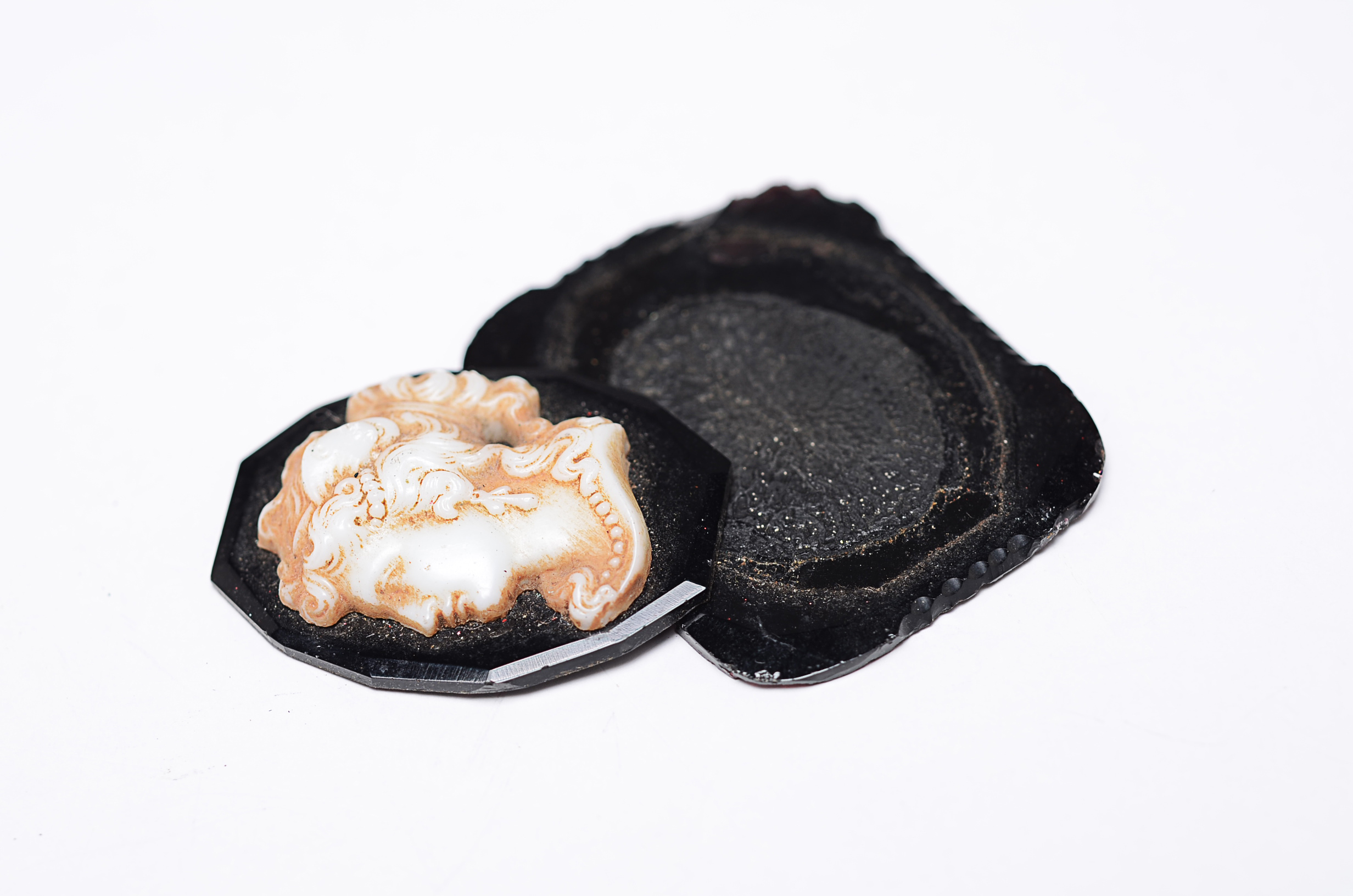 Two Vintage Carved Cameos