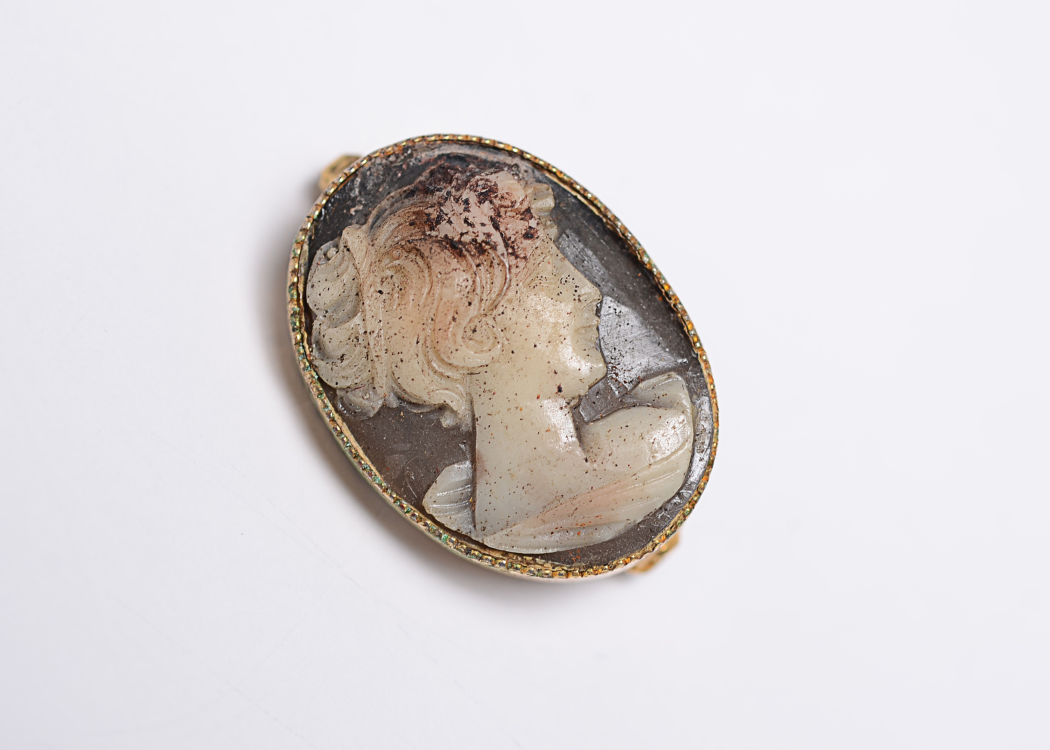 Two Vintage Carved Cameos