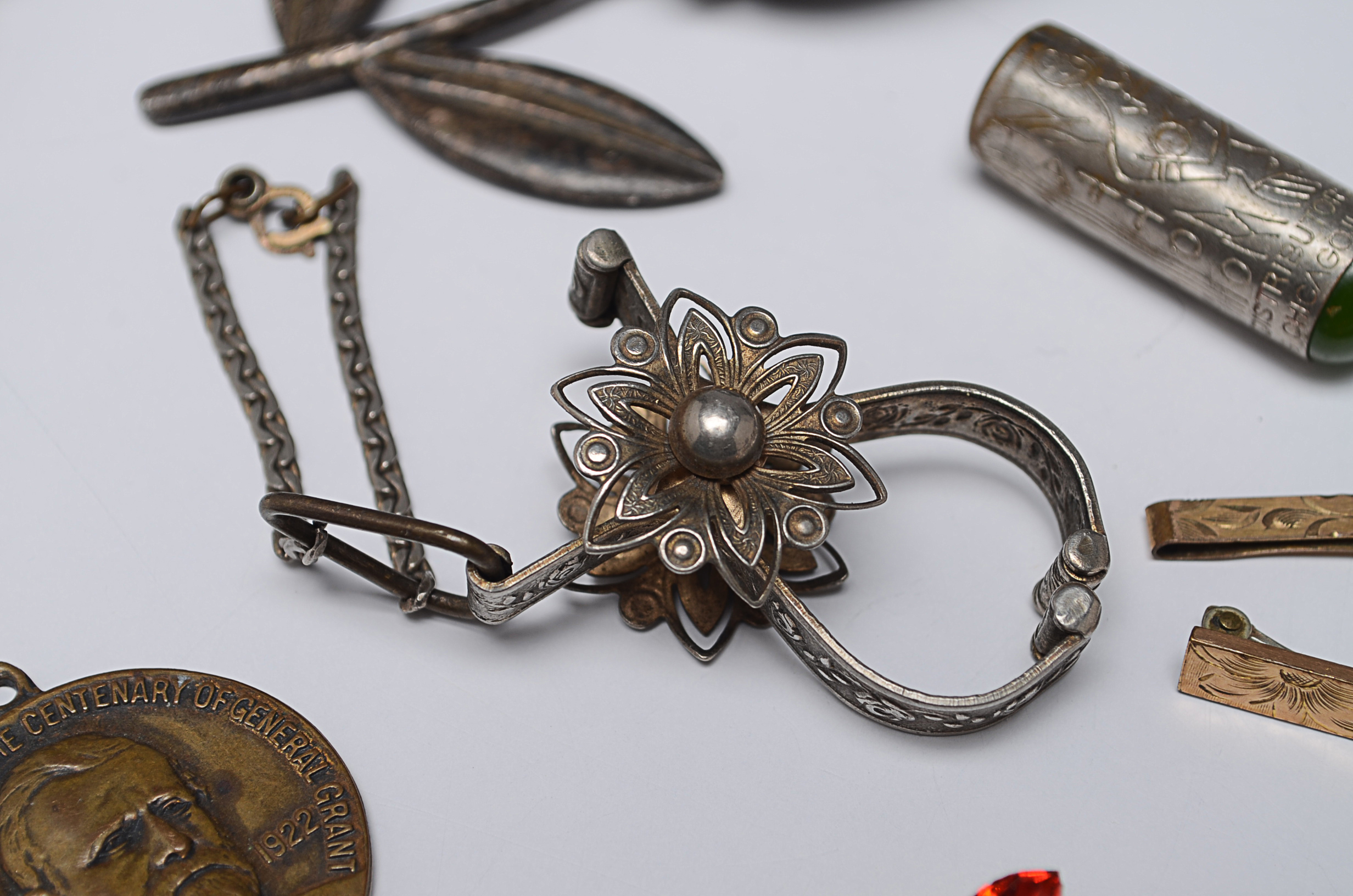 Assortment of Jewelry Items and Three Non-Jewelry Items