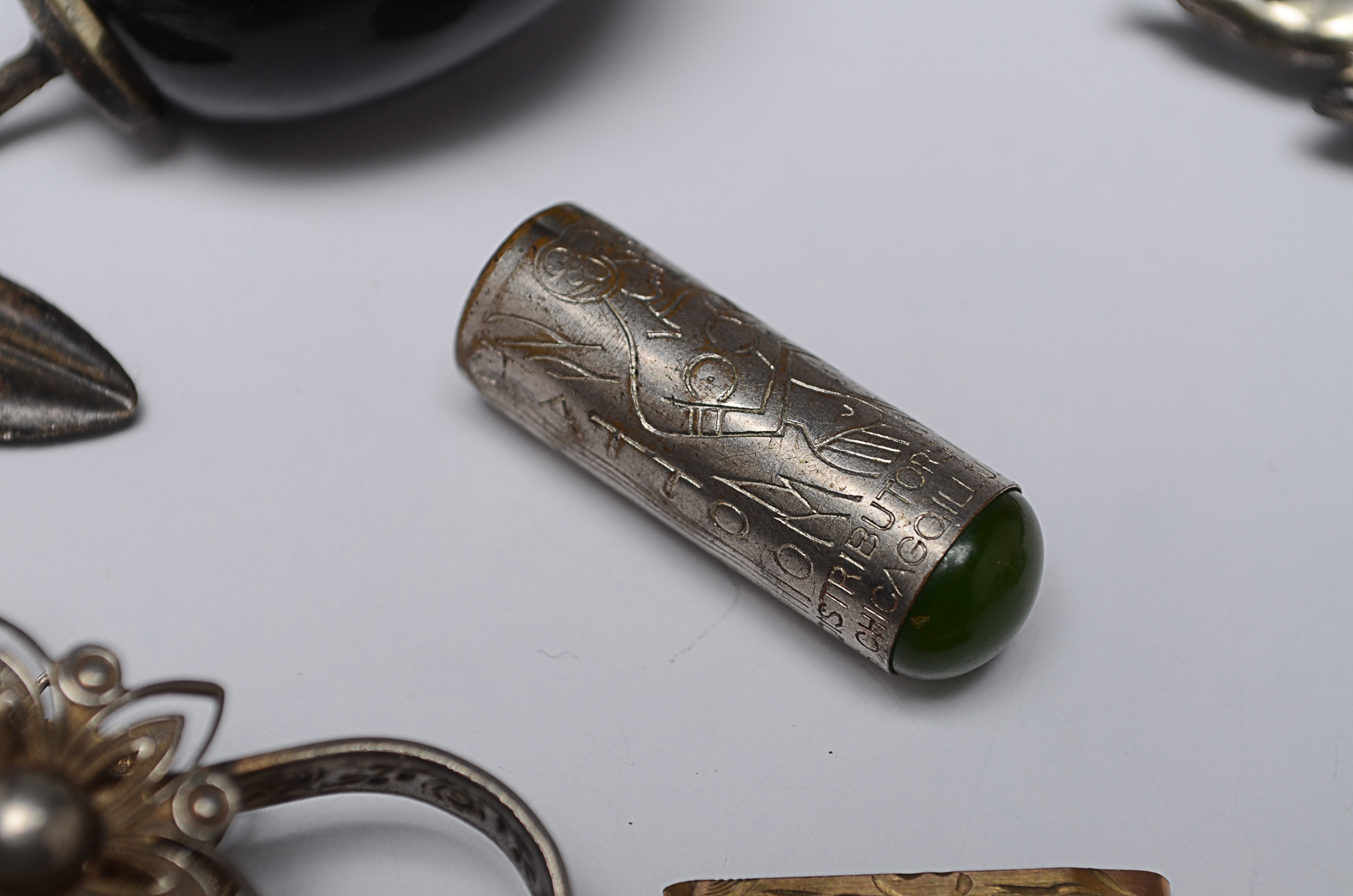 Assortment of Jewelry Items and Three Non-Jewelry Items