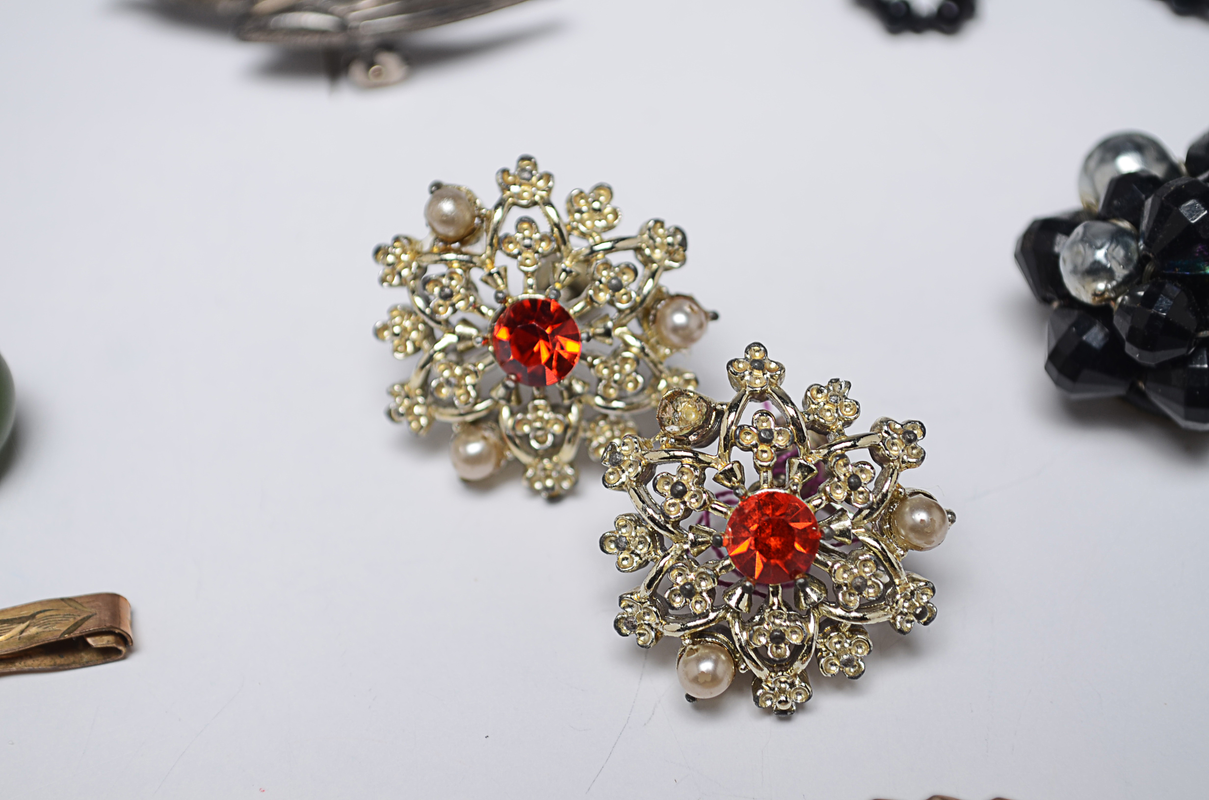 Assortment of Jewelry Items and Three Non-Jewelry Items