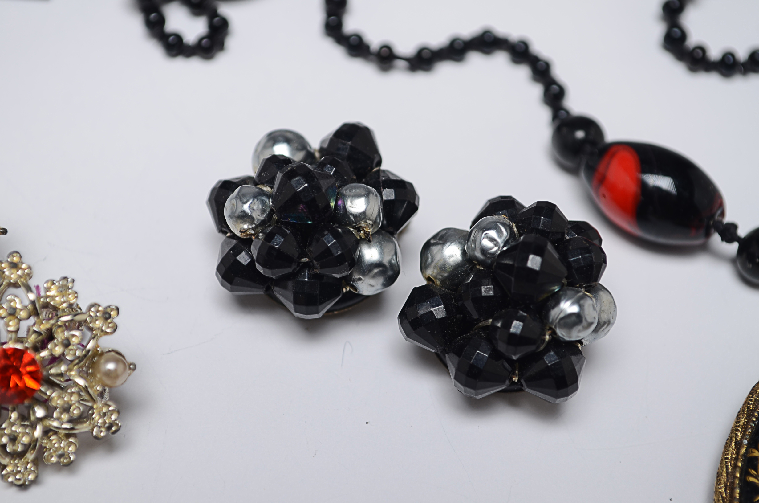 Assortment of Jewelry Items and Three Non-Jewelry Items