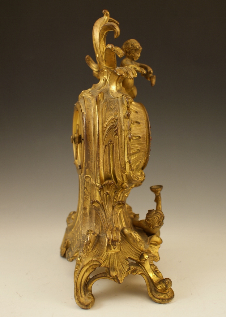 1892 Ansonia Mantel Clock with Rhinestones