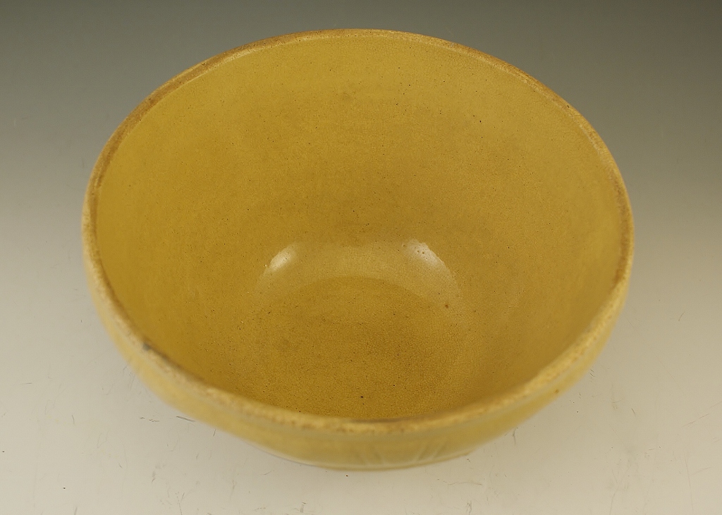 Vintage Art Deco Pattern Stoneware Bowl