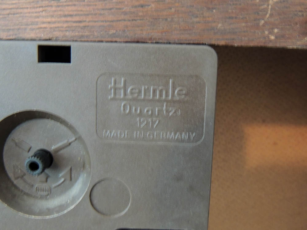 Bulova Chiming Wall Clock, Wood Letter Holder and Wood Frame