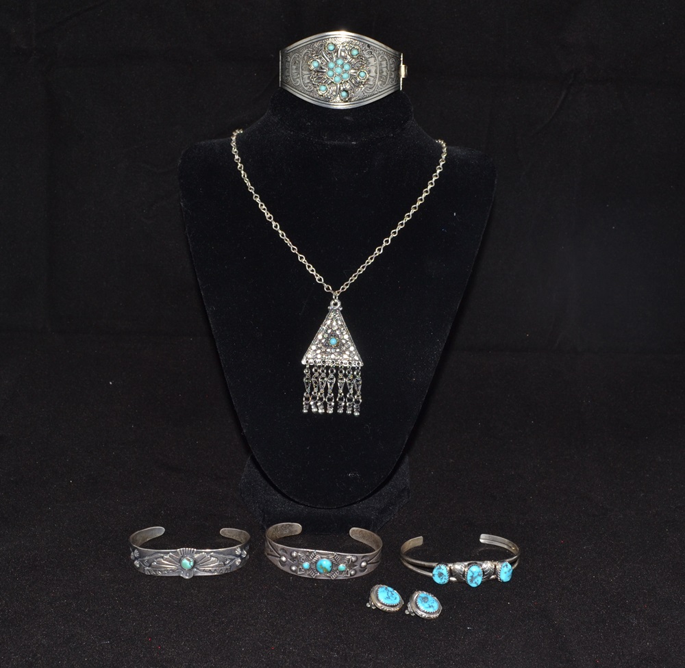 Turquoise and Silver Jewelry