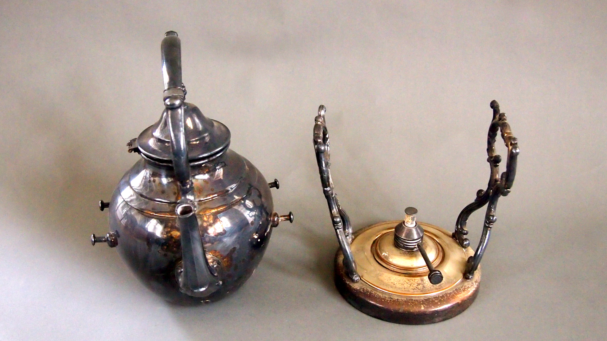 Victorian Style WM Rogers Silverplated Tea Set