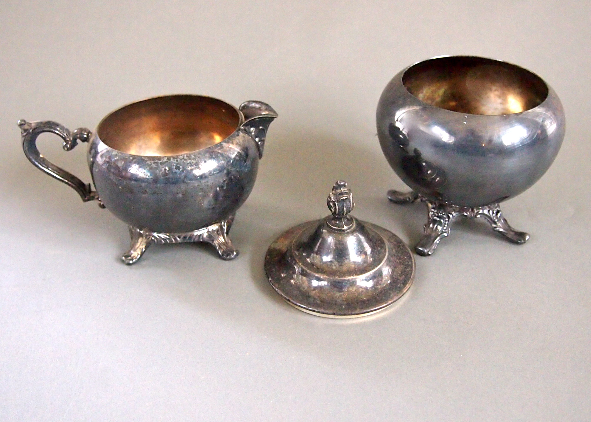 Victorian Style WM Rogers Silverplated Tea Set