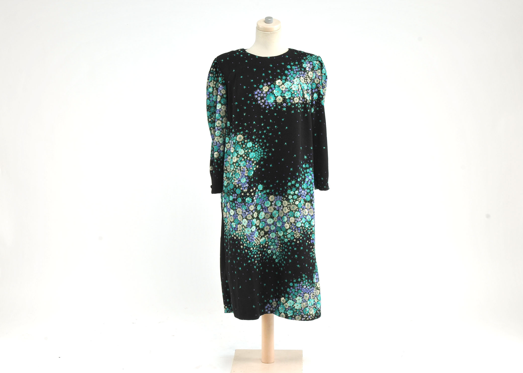 Vintage Hirota Original Print Dress 