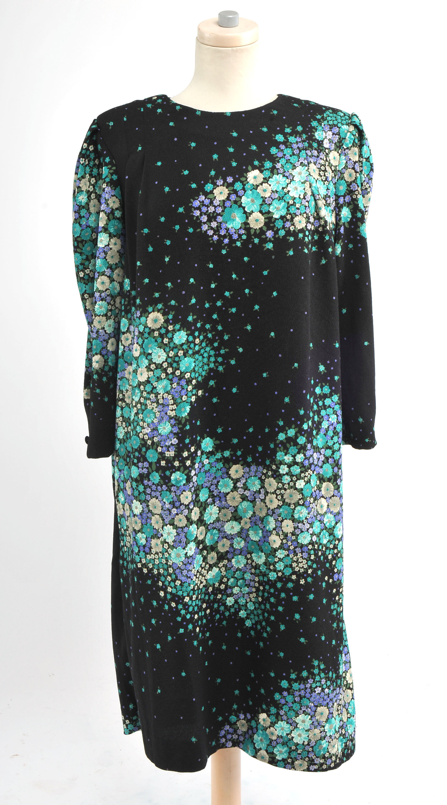 Vintage Hirota Original Print Dress 