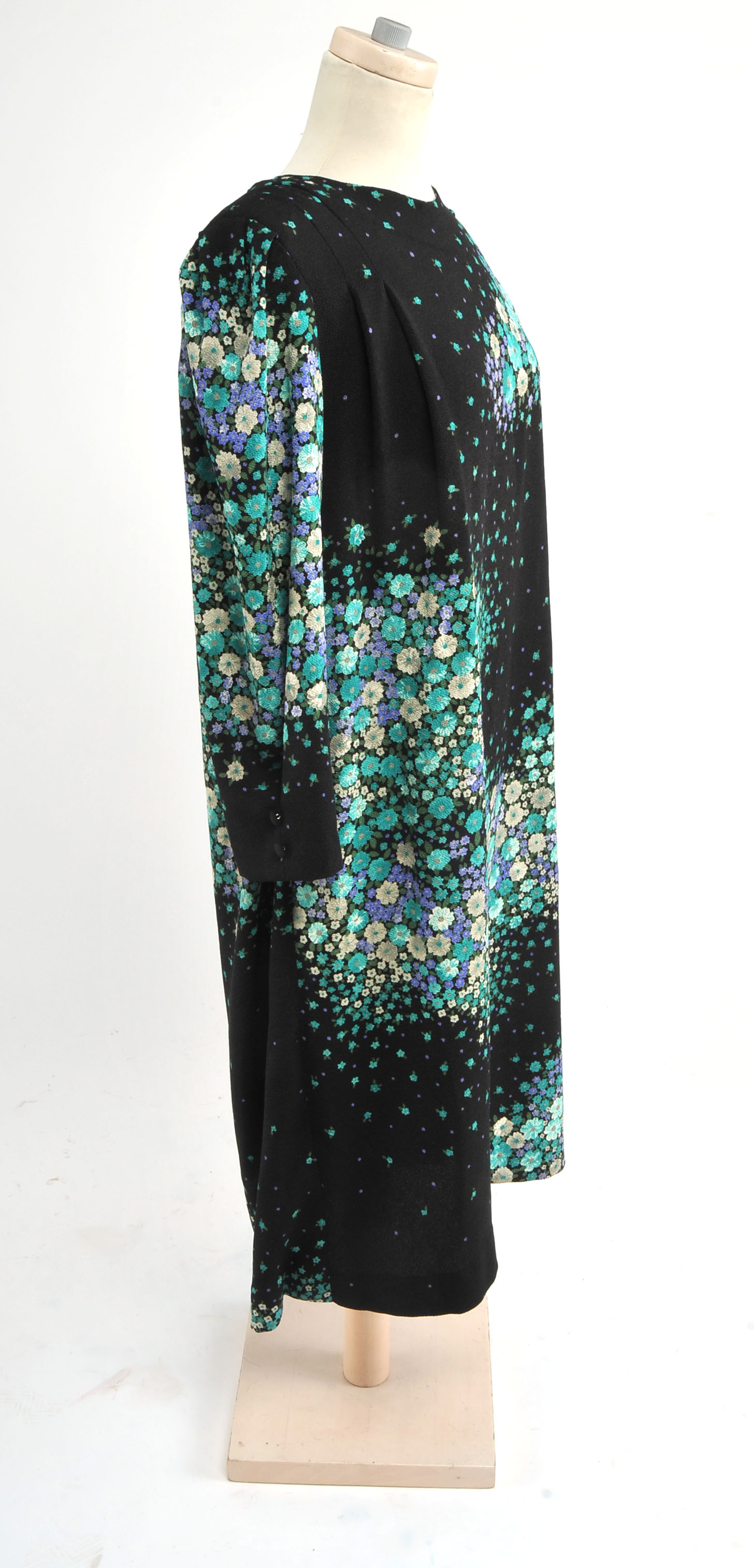 Vintage Hirota Original Print Dress 