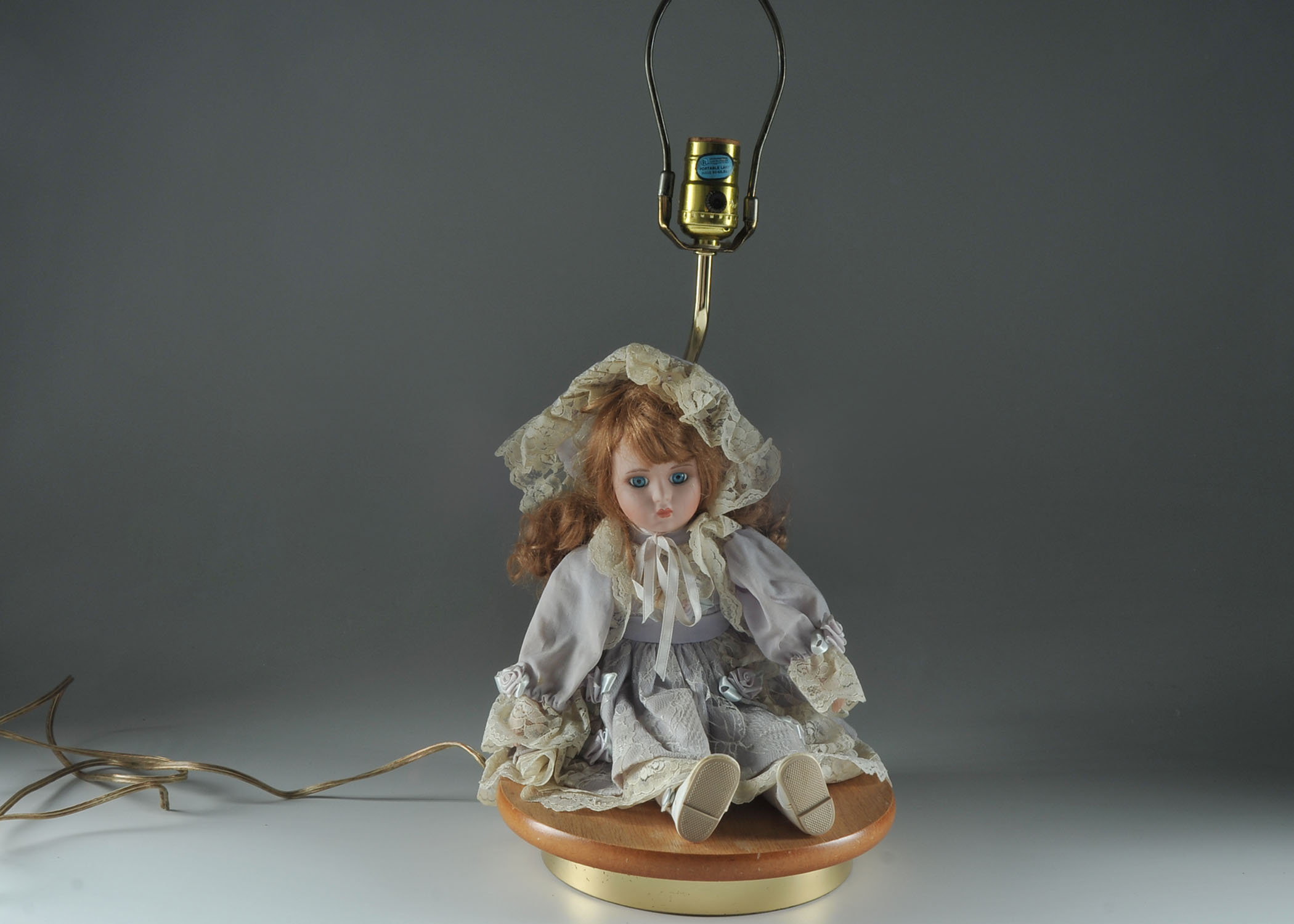 Porcelain Doll Lamp