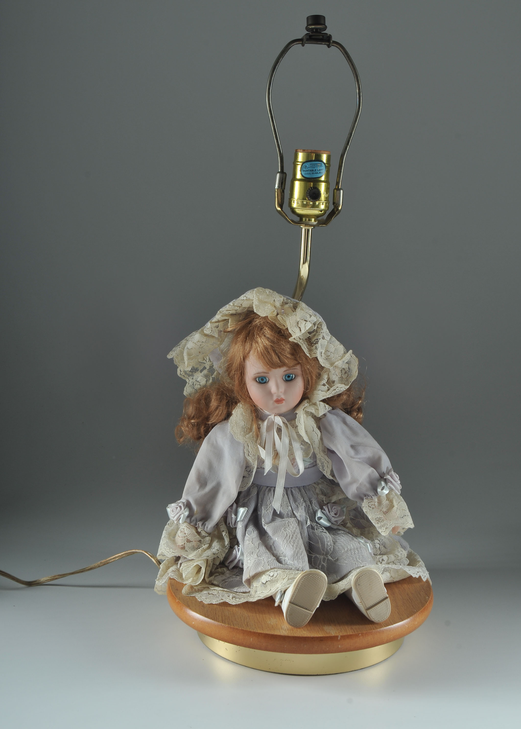 Porcelain Doll Lamp