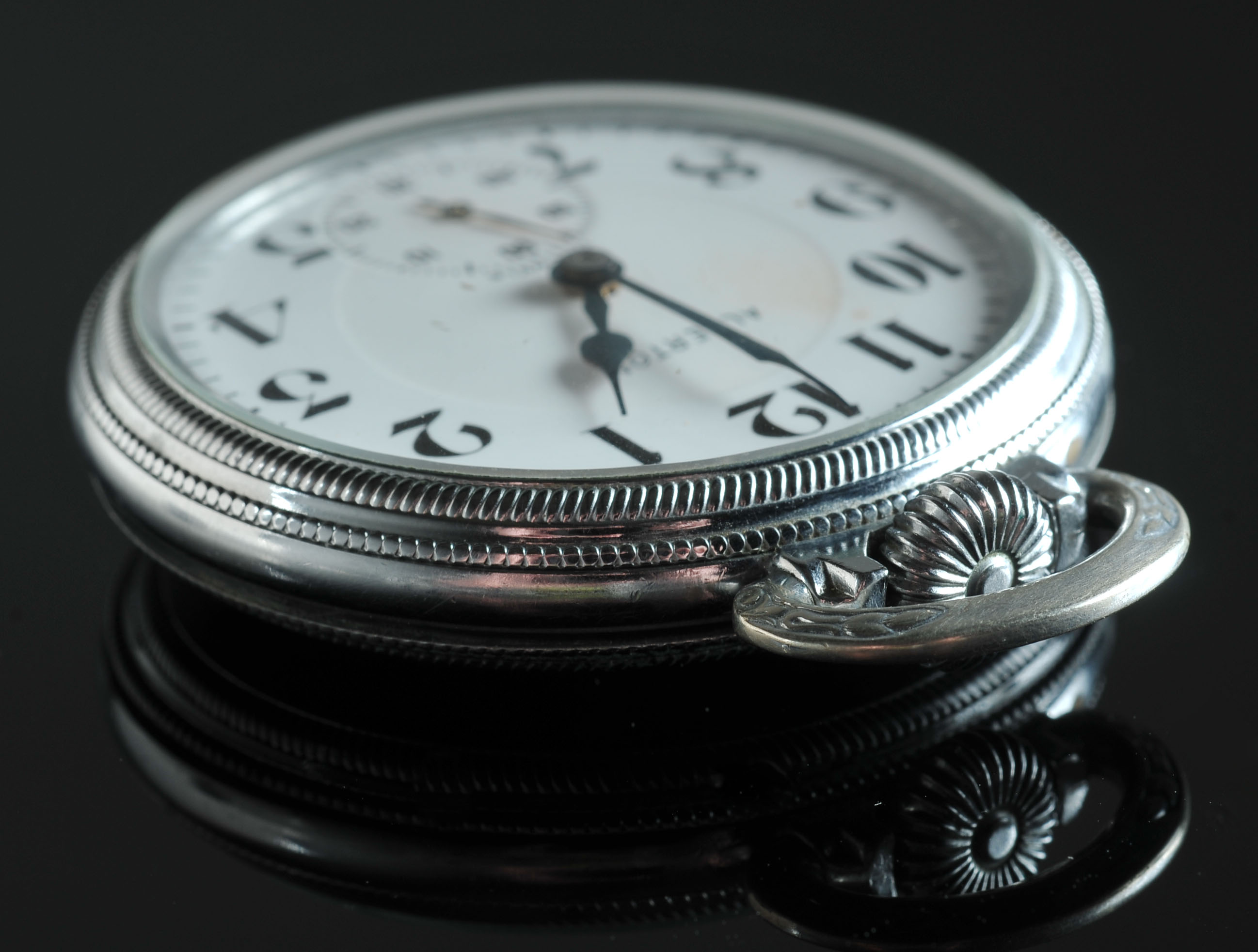 Vintage Allerton 17 Jewels Railroad Pocket Watch 