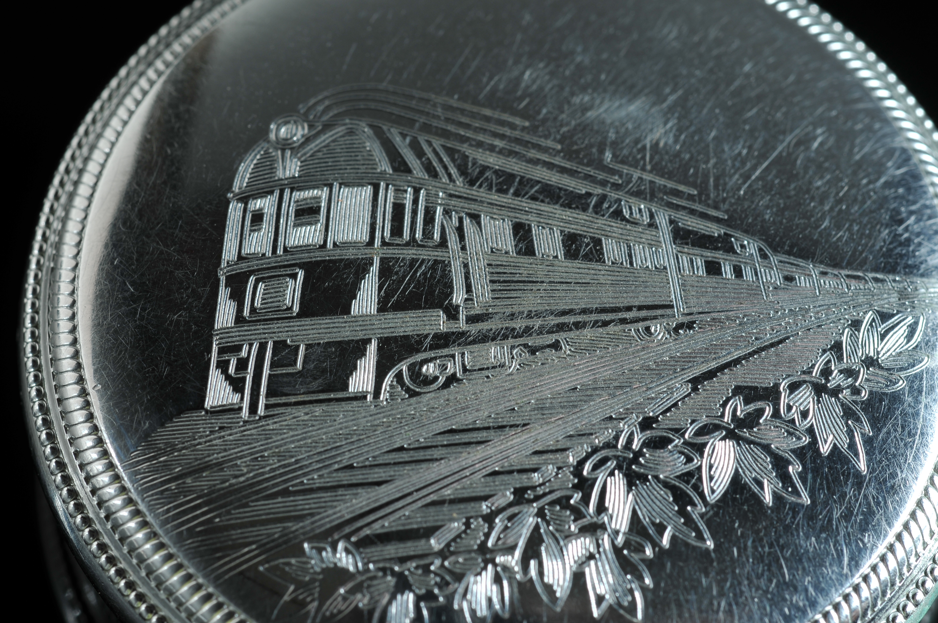 Vintage Allerton 17 Jewels Railroad Pocket Watch 