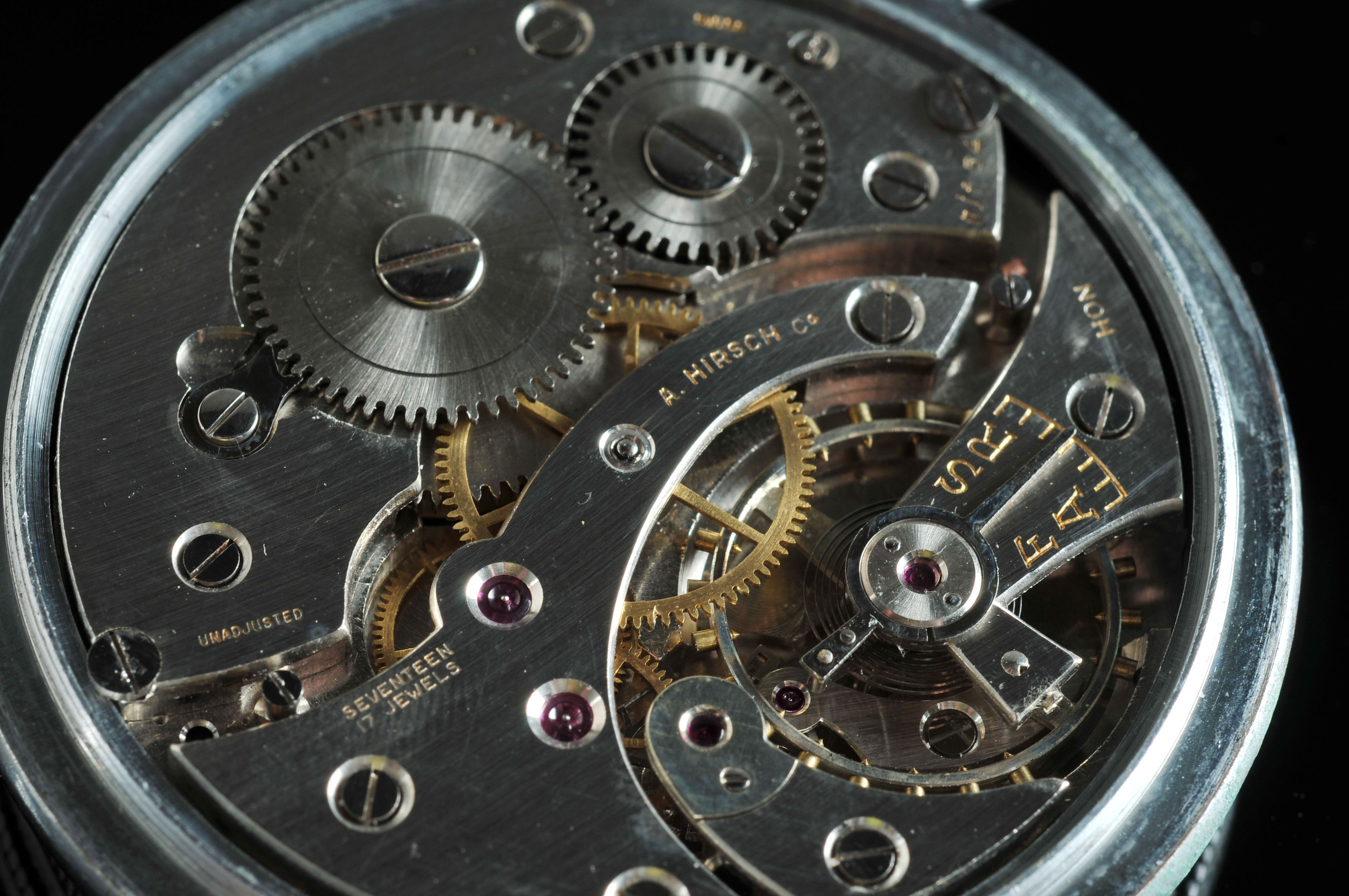 Vintage Allerton 17 Jewels Railroad Pocket Watch 