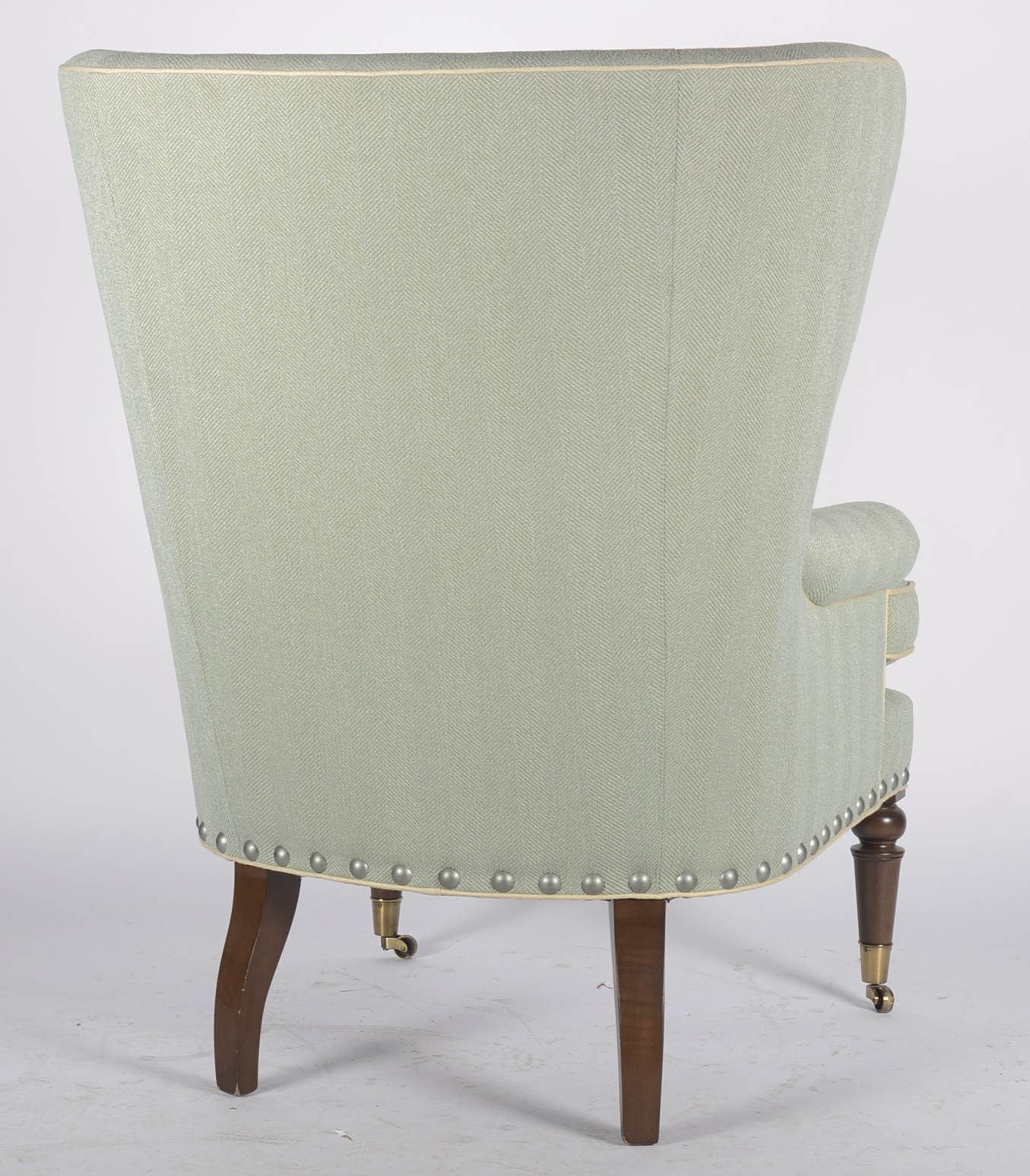 Wonderful Large Upholstered Wing Back Chair