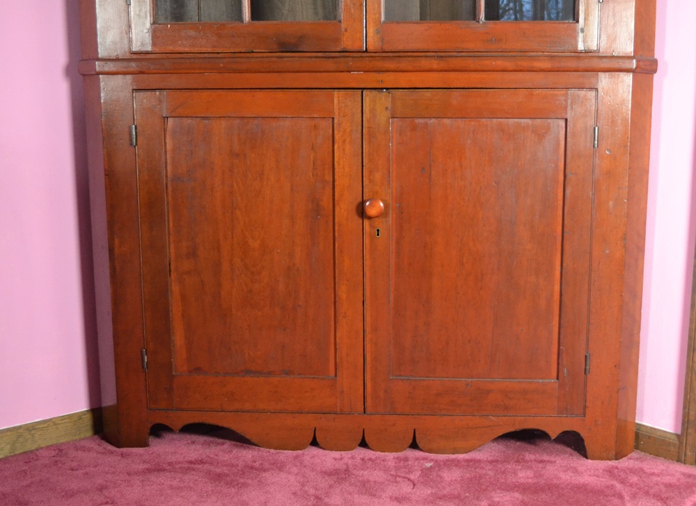 Vintage Corner Cupboard