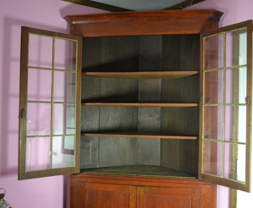 Vintage Corner Cupboard