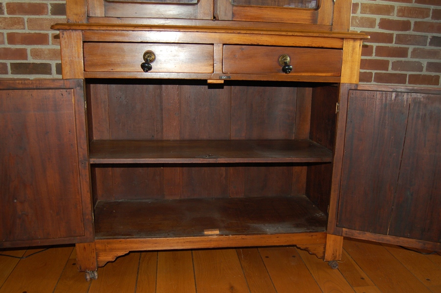 Victorian Stepback China Cabinet