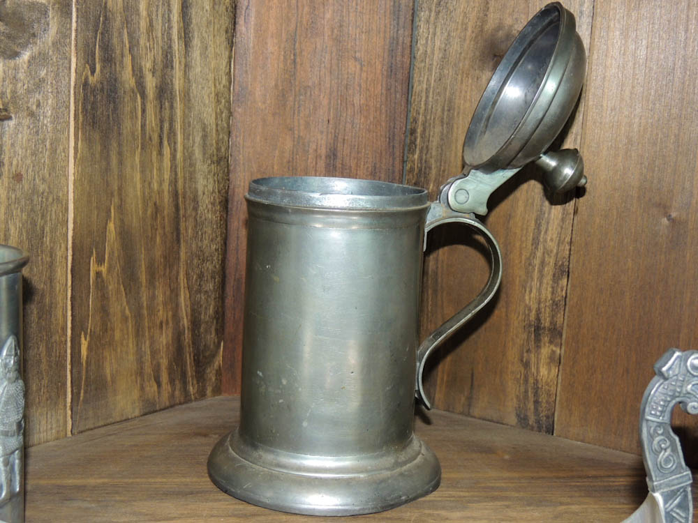 Nordic Pewter Including Ship and Horn