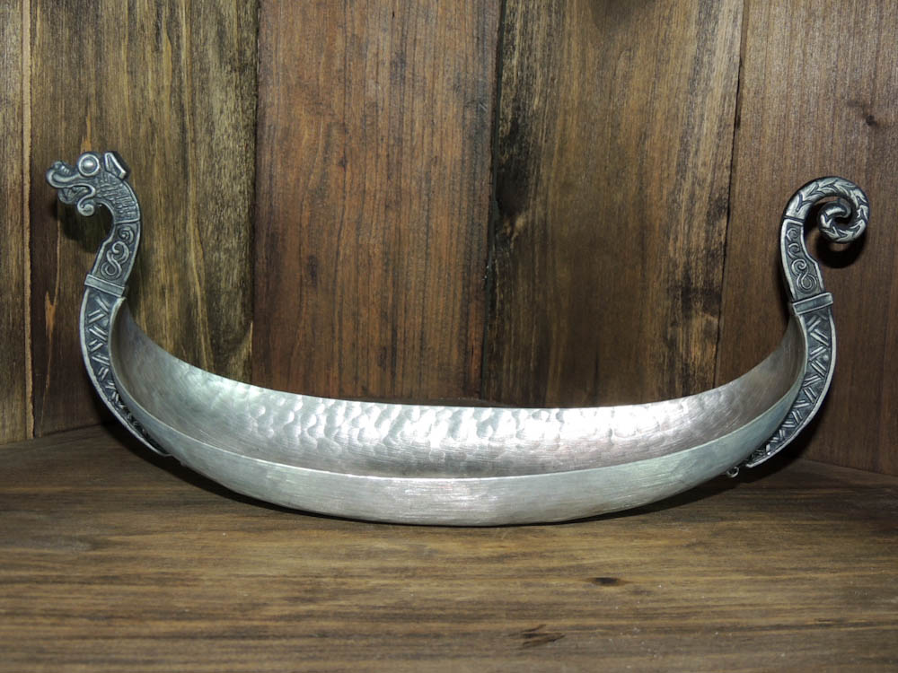 Nordic Pewter Including Ship and Horn