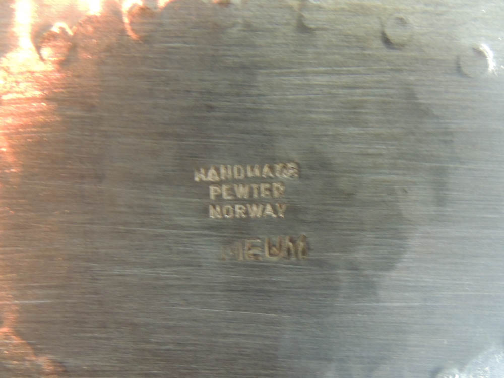 Nordic Pewter Including Ship and Horn