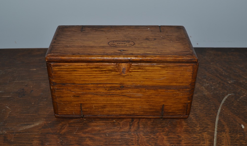 Vintage Puzzle Box with Sewing Machine Feet