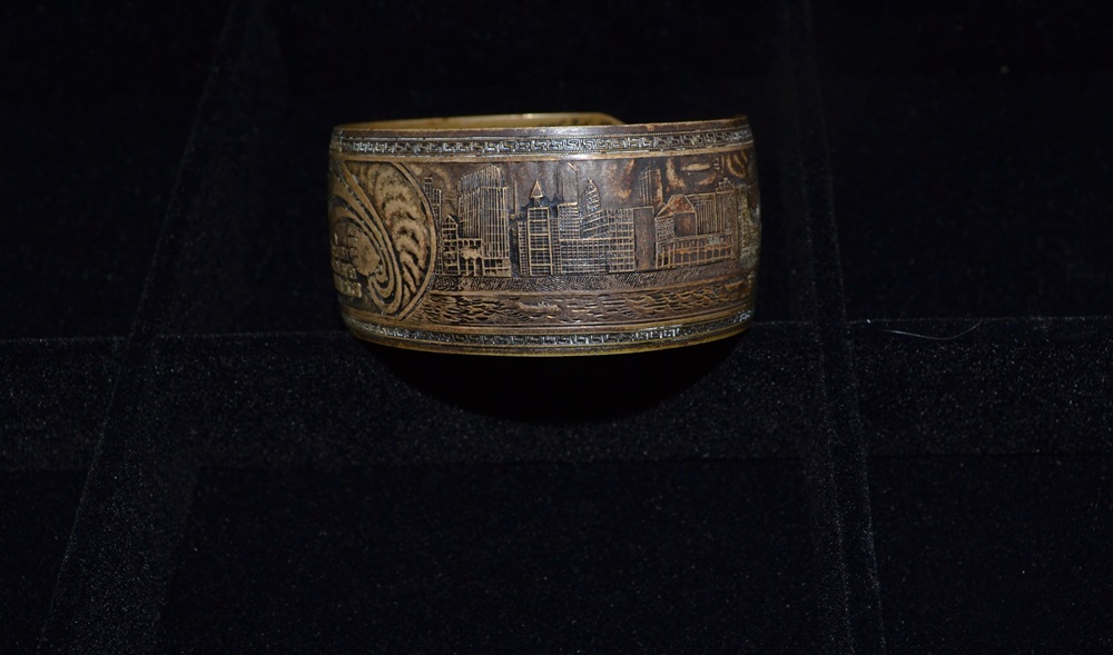 1933 Chicago World's Fair Bracelet and 1939 New York World's Fair Pin