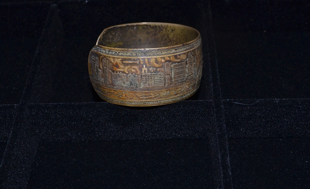 1933 Chicago World's Fair Bracelet and 1939 New York World's Fair Pin