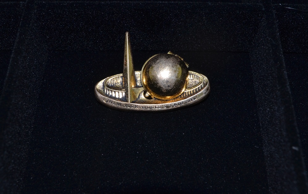 1933 Chicago World's Fair Bracelet and 1939 New York World's Fair Pin