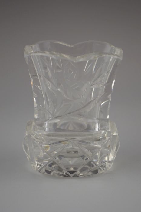 Crystal Ashtrays and Toothpick Holder ... Cocktail anyone? 