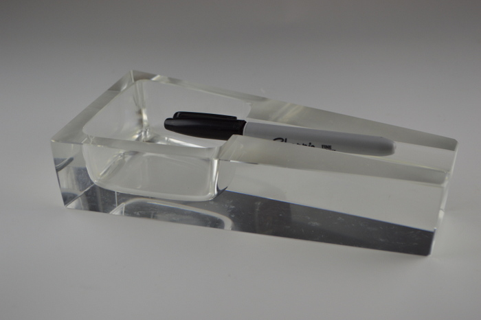 Crystal Ashtrays and Toothpick Holder ... Cocktail anyone? 