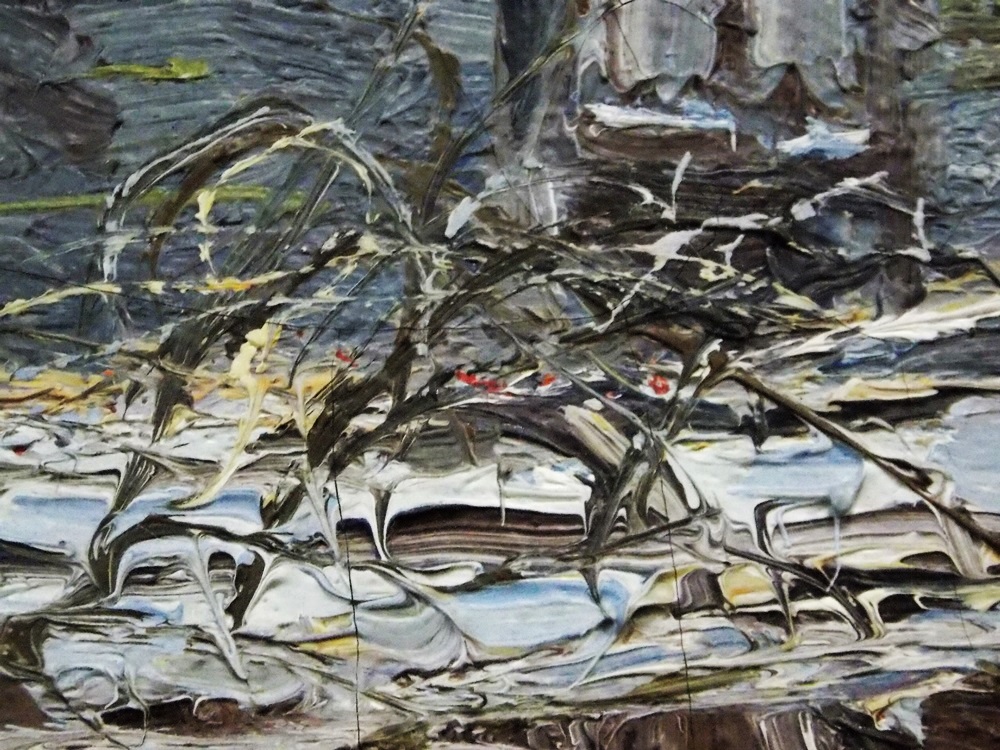 An Exceptional ET Hurley Painting in the Original Frame Titled "An Old Quilt"